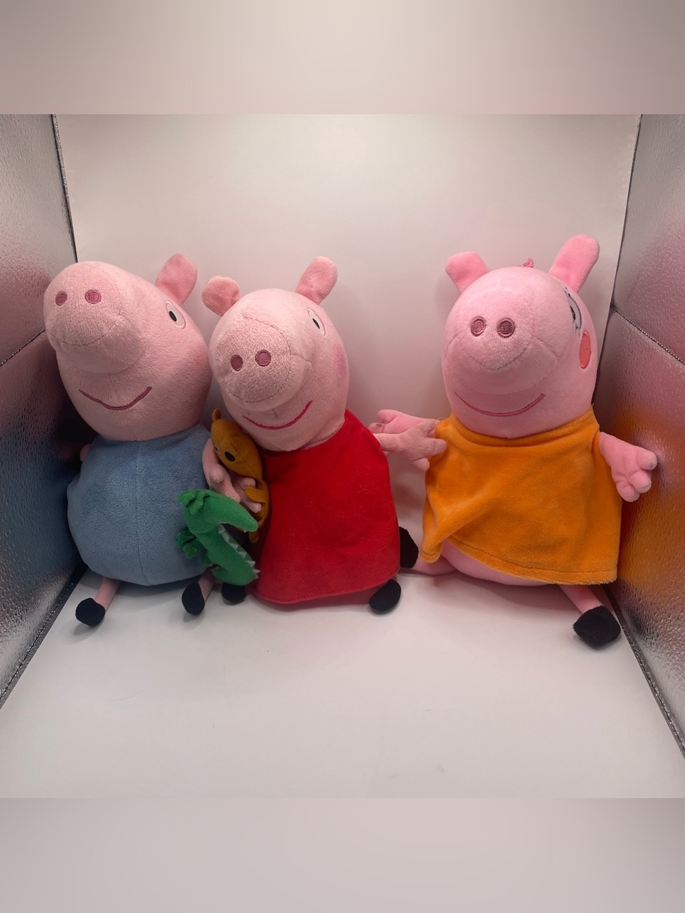 Peppa Pig Plush Set - Peppa, George & Mummy Pig